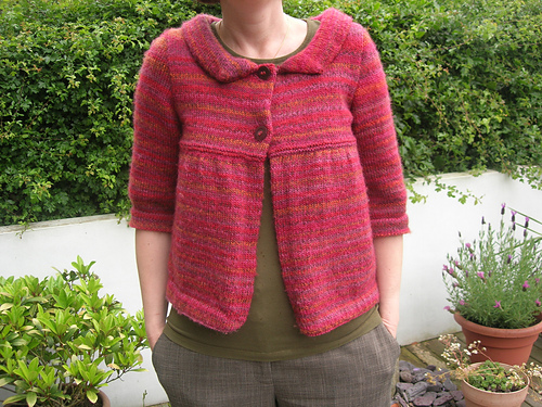 Knitted Yoked Jacket 