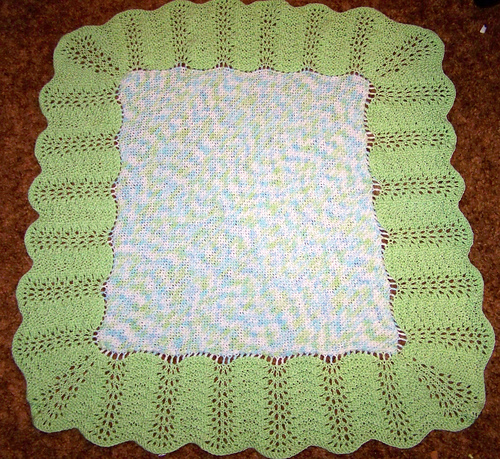 Feather and Fan Baby Afghan