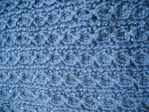 Lace-Cable Poncho