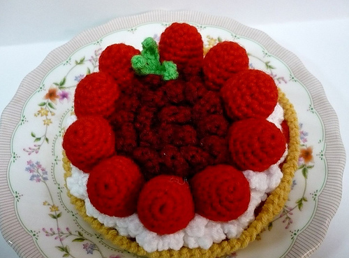 Red Currants and Strawberries Pie