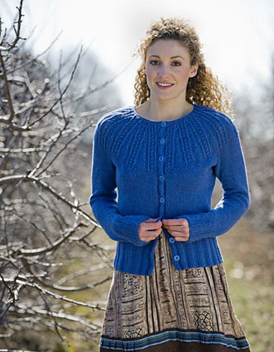 Princess Slip Stitch Yoke Cardigan