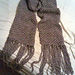 Open Star Stitch Scarf pattern