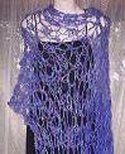 Ixchel Angora Flower Wrap