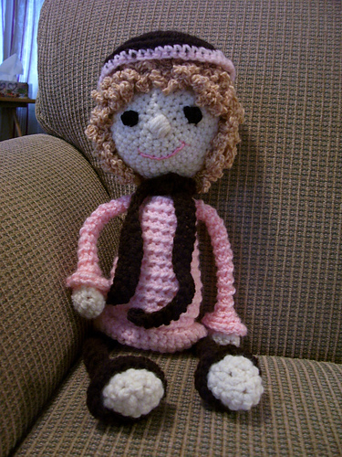 Amigurumi 'Shelly' Girl Doll photo 2