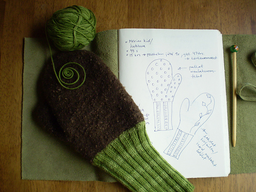 Semifelted Mittens