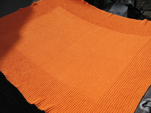 Garter Stitch Throw