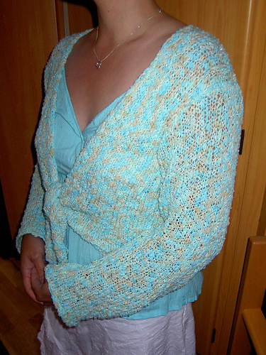 Tie-front Bolero