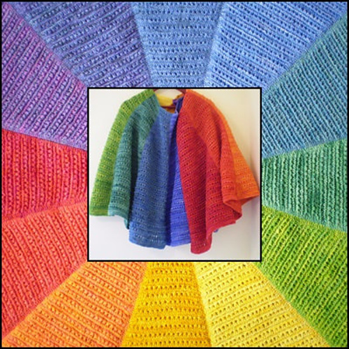 Colour Wheel Shawl