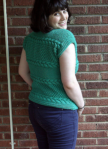 Sideways Knitted Top