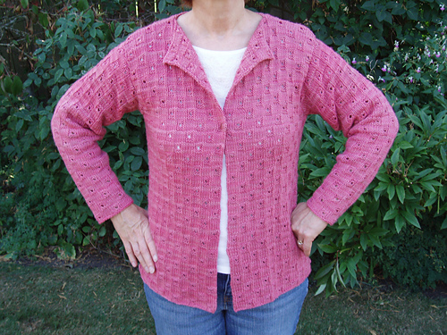 eyelet cardigan 