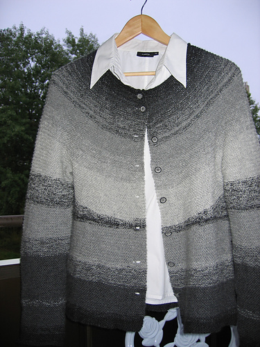 Tsumugi Gradation Circular Cardigan