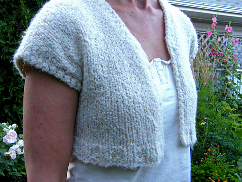 Cropped bolero vest