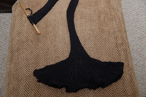 Black Chantarelle Scarf