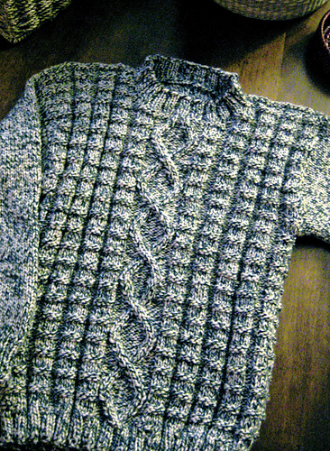 Boy's Cabled Pullover