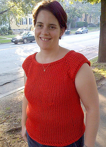 Cap-Sleeved Top: Summer Sizzle