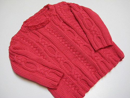 Cabled Pullover