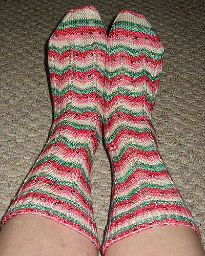 Watermelon Wedges Socks