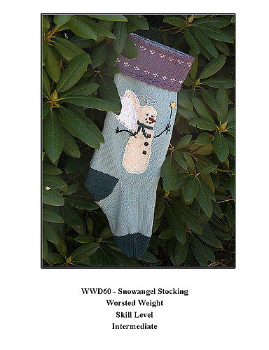 Snowangel Christmas Stocking