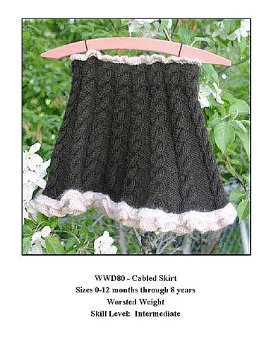 Cabled Skirt