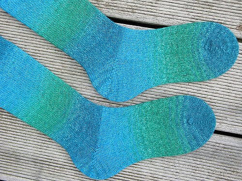 Short Row Toe Up Socks