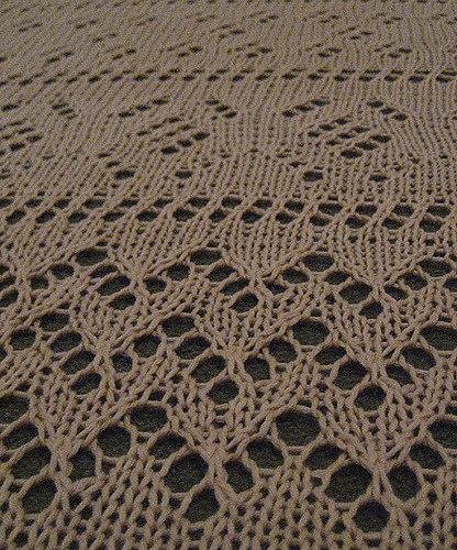 Pieceful Creations Lace Shawl - Scrap Friendly