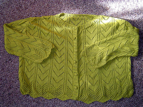 #02 Zig Zagged Lace Cardigan