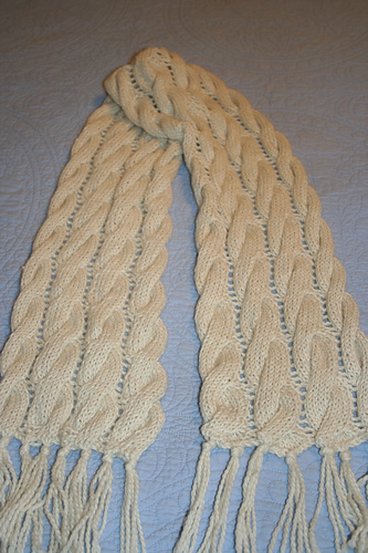 Cabled Scarf
