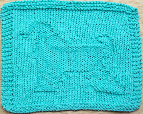 Afghan Hound Dishcloth