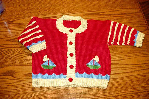 Sailboat Cardigan