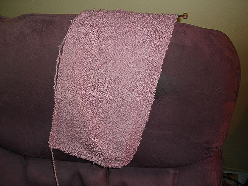 No-Roll Stockinette Scarf