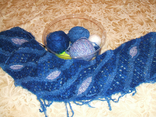 Stole with Swimming Jewels