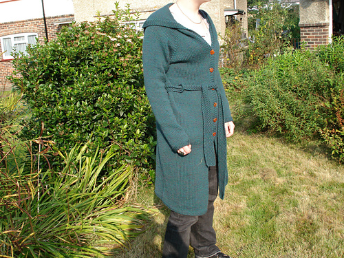 # 225 Neck Down Long Hooded Cardigan - byjeanfromcornwallFlickr
