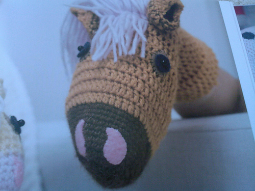 mama horse glove puppet
