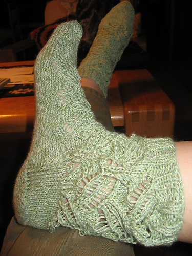 Altösterreichische Lochmustersocken