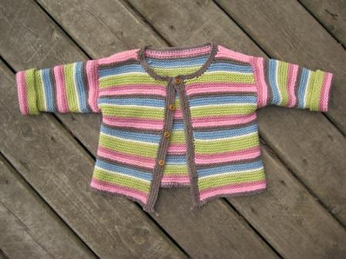 Easy Garter Stitch Cardigan