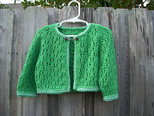 Lacy Check Cardigan