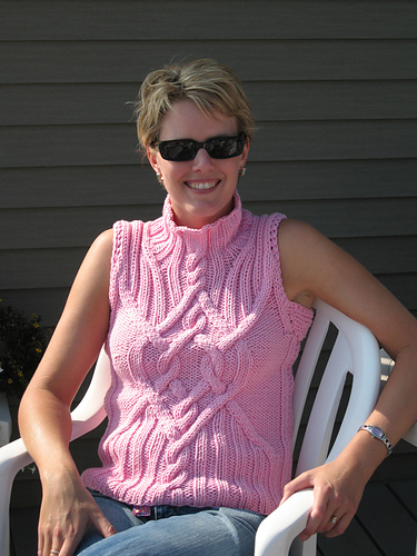 02 Top with Cables / Pulli mit Zopfmuster