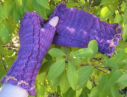Twisted Fingerless Gloves
