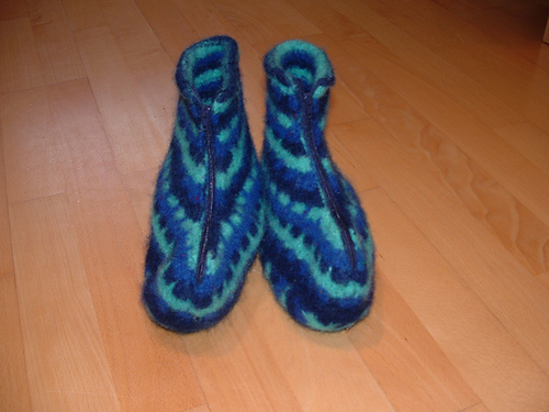 Felted Sunday Boots