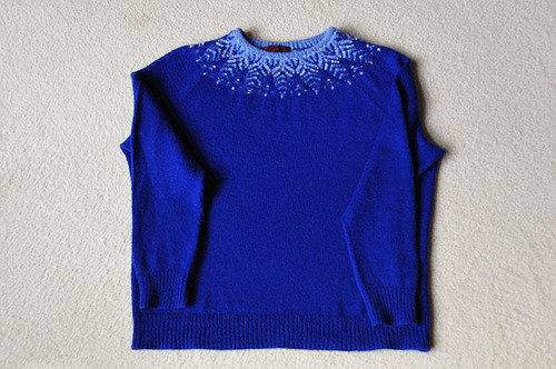 Ravelry: The Swan Yoke Pullover POC pattern by Karin Ivarsson