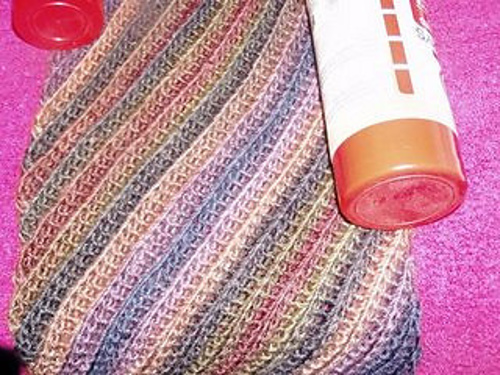 Crochet Diagonal Pattern Scarf #B-438