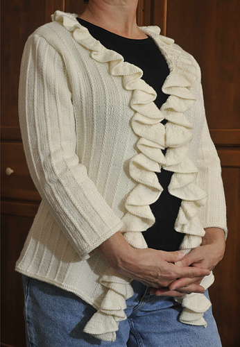 Ruffle Edge Cardigan