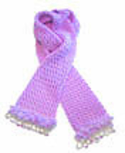 beaded loopy scarf