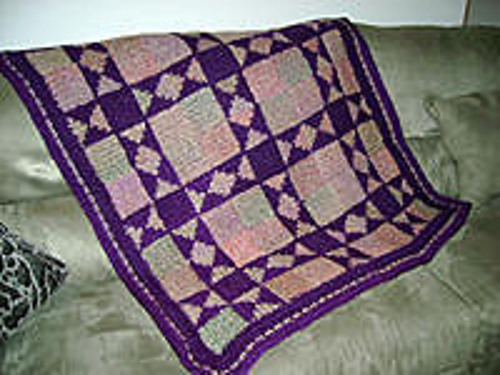 Ohio Star Quilt Afghan