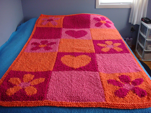 Hearts and Flowers Blanket photo 2