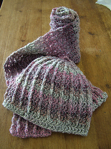 Ravelry: Ribbed Crochet Scarf pattern by Lucy Croft
