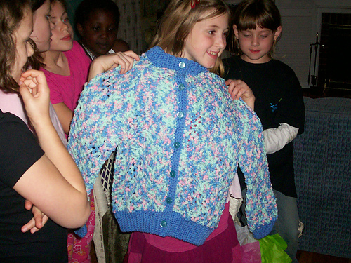Lacy-Look Sweater