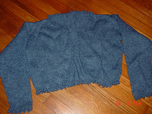 Tweed-and-Flowers Cardigan