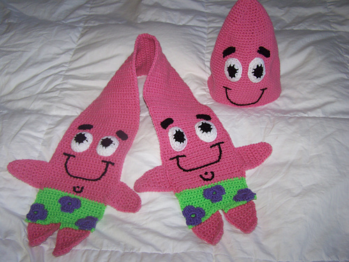 Starfish Scarf and Hat Set