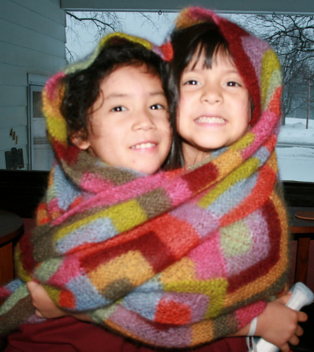 Modern Quilt Wrap Scarf photo 2